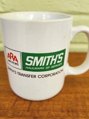 ARA SMITH'S Haulmark Of Service Smith's Transfer Corporation Mug Cup VERONA T7
